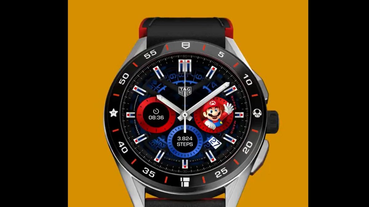Tag Hauer'in Süper Mario temalı kol saati.