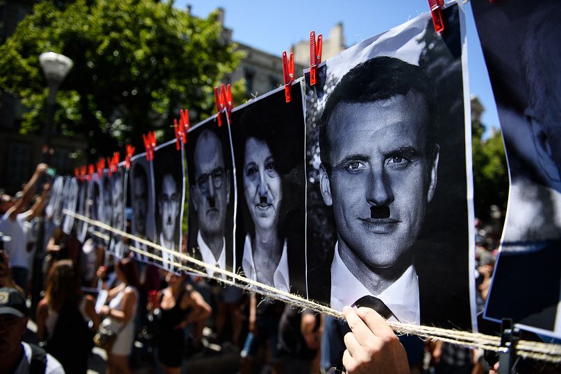 France: Tens of thousands protest against COVID pass, vaccination | Euronews