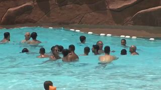 Tourists react as Morocco hit by heatwave