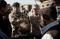 سِر نیک کارتر، ژنرال ارشد ارتش بریتانیا، در افغانستان