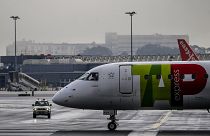 Stillstand am Flughafen Lissabon