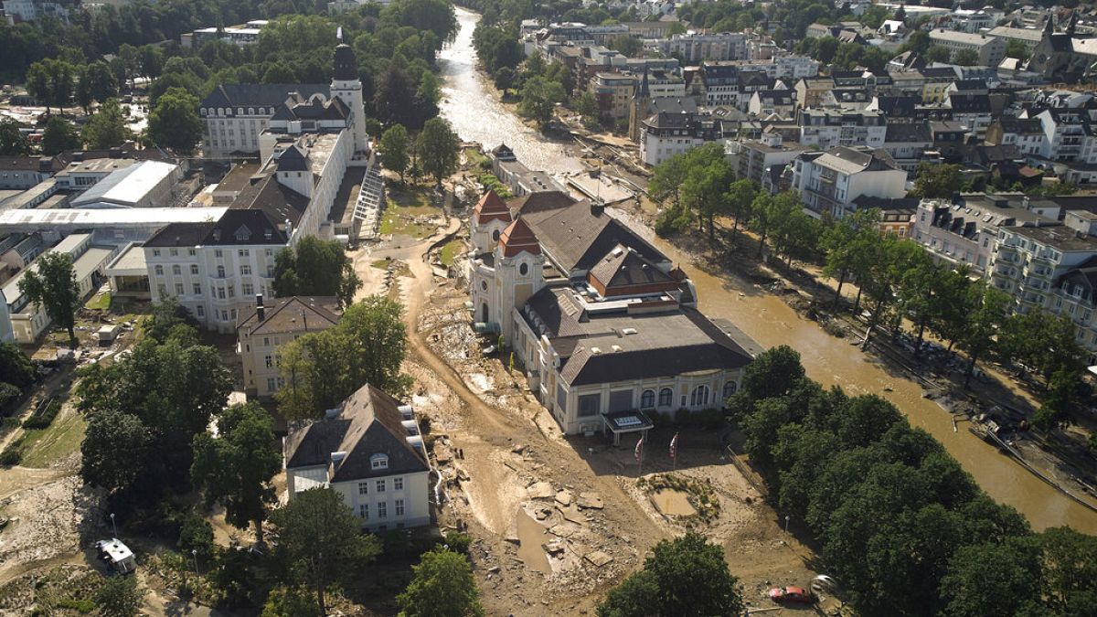 Наводнения на западе Германии.
