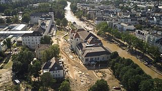 Наводнения на западе Германии.
