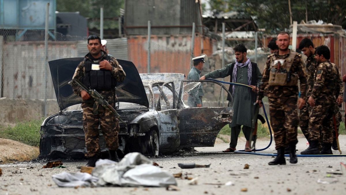 انفجار در نزدیکی ارگ ریاست جمهوری افغانستان در کابل