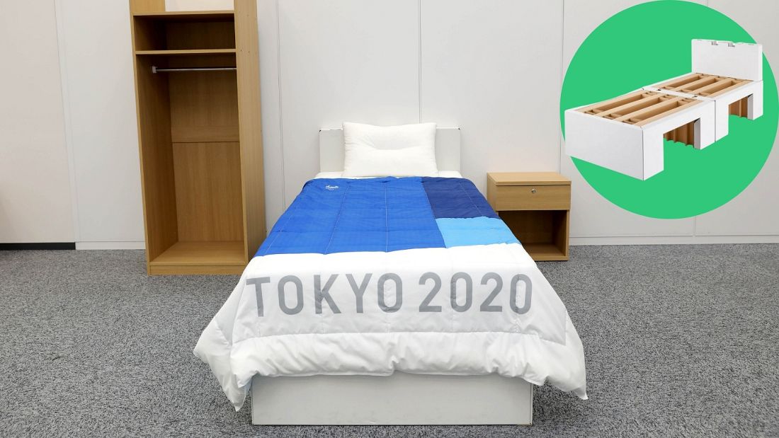 Tokyo 2020 Olympic beds Suitable for both sex and saving the