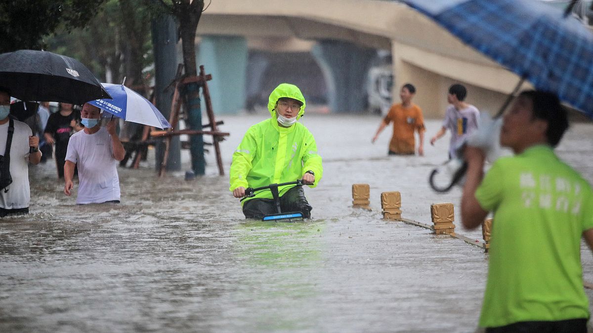 الصين-فيضانات