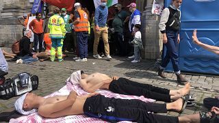 Belçika'da 400 'kağıtsız' göçmen iki aydır açlık grevinde