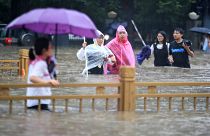 Súlyos árvízhelyzet Kínában