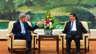 John Kerry meeting President Xi Jinping in 2015.