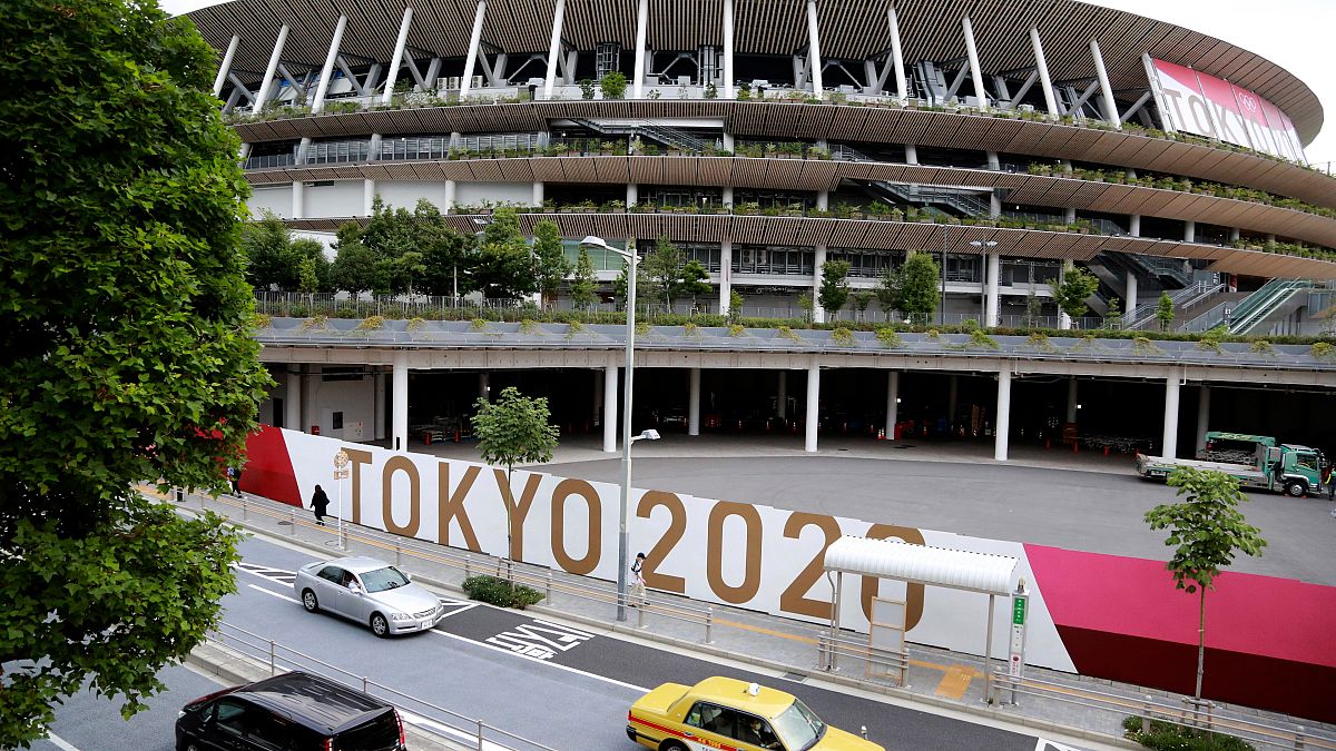 صورة خارجية للاستاد الوطني بالعاصمة اليابانية طوكيو. 29/06/2021