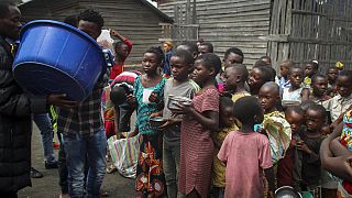 RDC : de l'aide aux enfants déplacés de Nyiragongo