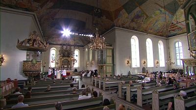 Norway cathedral service marks attack anniversary