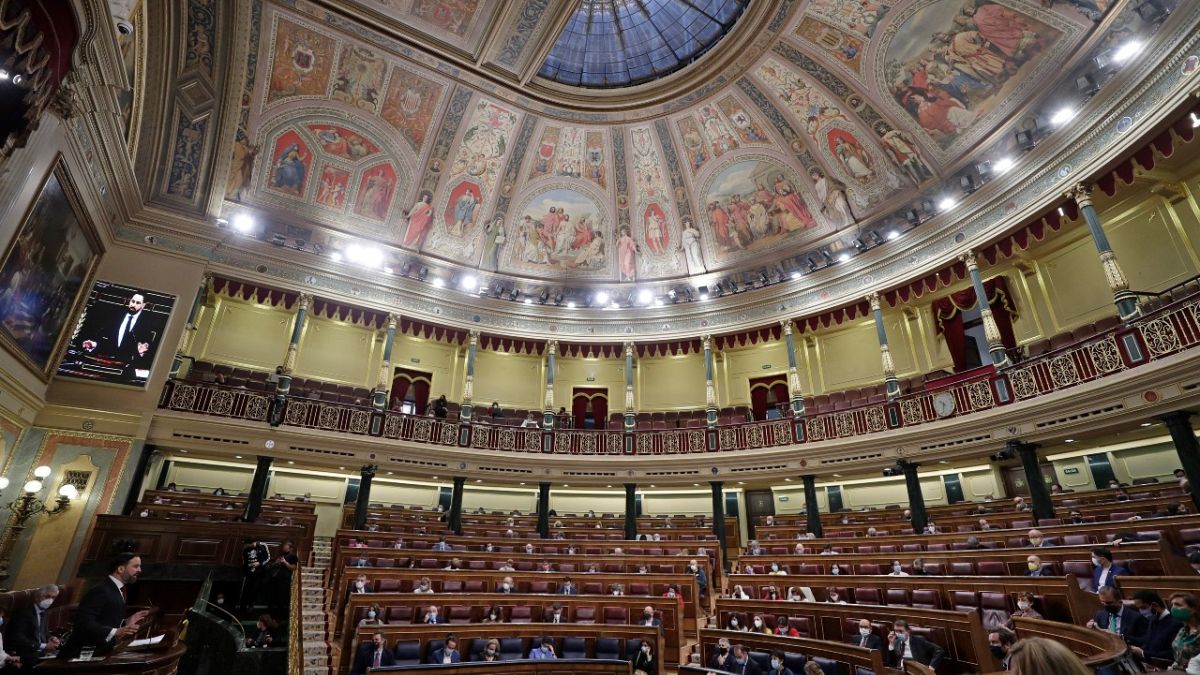 البرلمان الاسباني في مدريد بإسبانيا