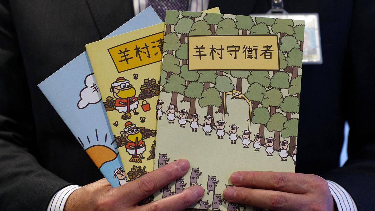 كتب الأطفال التي تحاول شرح الحركة الديمقراطية في هونغ كونغ.
