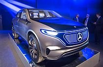 Mercedes'in yeni yüzde 100 elekrikli konset modeli Concept EQ.
