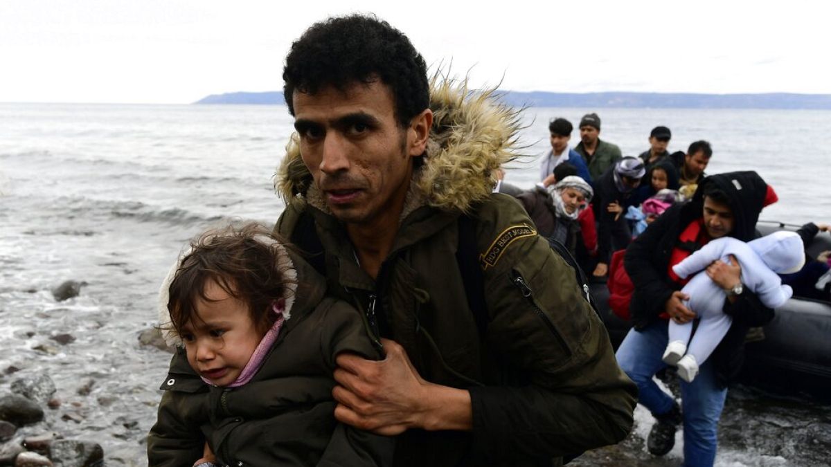 Türkiye üzerinden Avrupa'ya ulaşan Afgan mülteciler (Midilli Adası, Yunanistan)