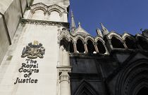 A view of the Royal Courts Of Justice, in London, Jan. 19, 2021.