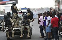 Zavargások a meggyilkolt elnök temetése maitt Haitin
