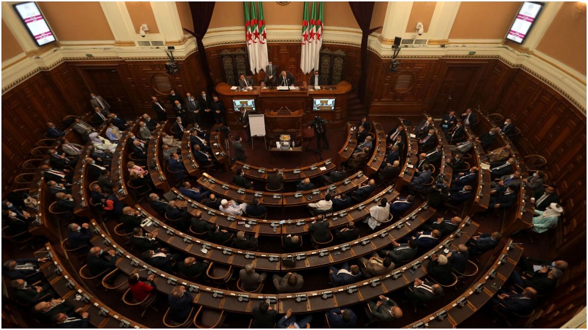 صورة من داخل البرلمان الجزائري 