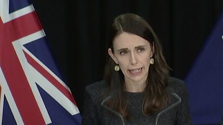 New Zealand Prime Minister Jacinda Ardern at a news conference in Wellington, New Zealand, Aug. 11, 2020. 