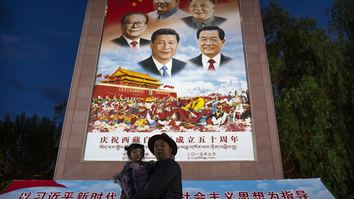 A kínai elnök Tibetben