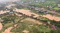 Наводнения и оползни на западе Индии