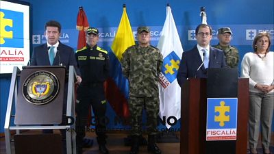 El ministro de Defensa de Colombia y el fiscal general Francisco Javier Barbosa centraron sus acusaciones en Venezuela