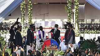 Haïti : debut des funérailles du président assassiné Jovenel Moïse