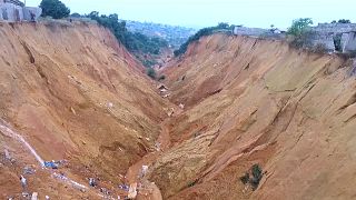 Soil erosion leaves trail of devastation in Congo