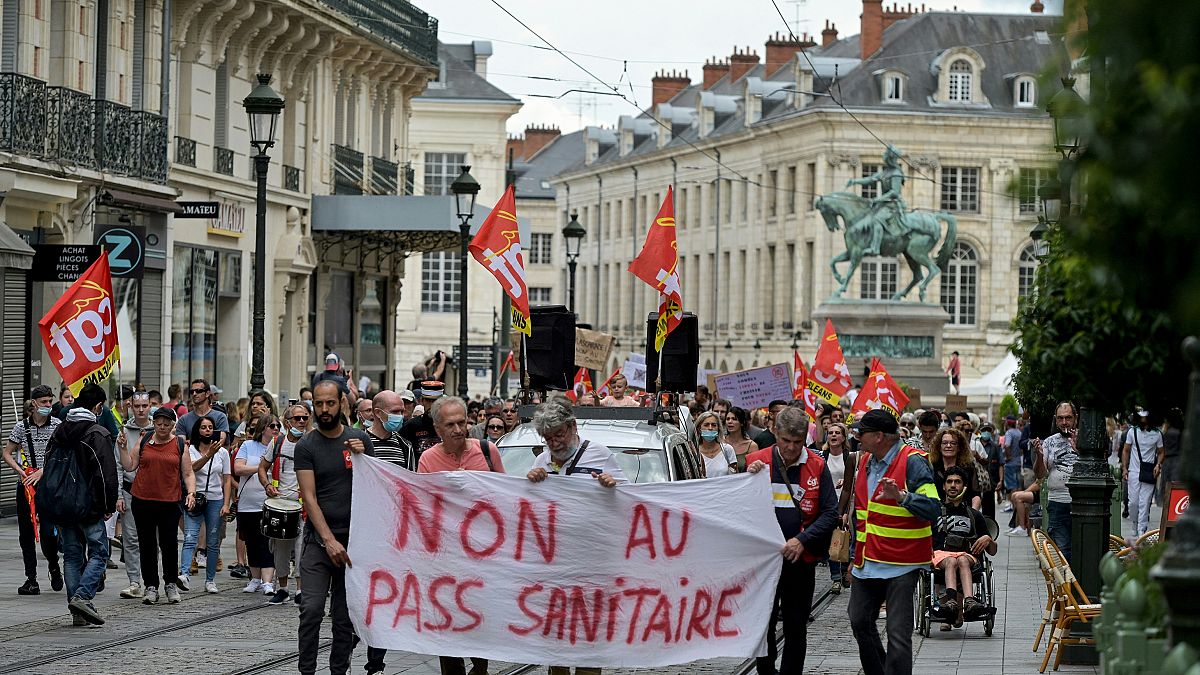 Kundgebung in Orléans