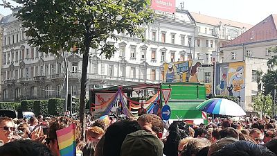A budapesti Madách térről indult a tömeg