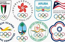 BM üyesi olmayan ülkelerin delegasyonlarının olimpiyat logoları