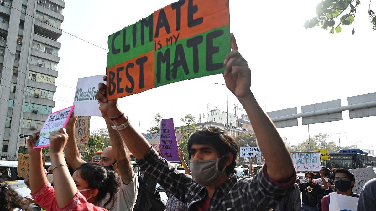 مظاهرة من أجل حماية البيئة نيودلهي، الهند، 19 مارس 2021
