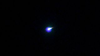 Meteorit über Oslo am 25. Juli 2021, aufgenommen von Kamera des Norsk Metornettverk