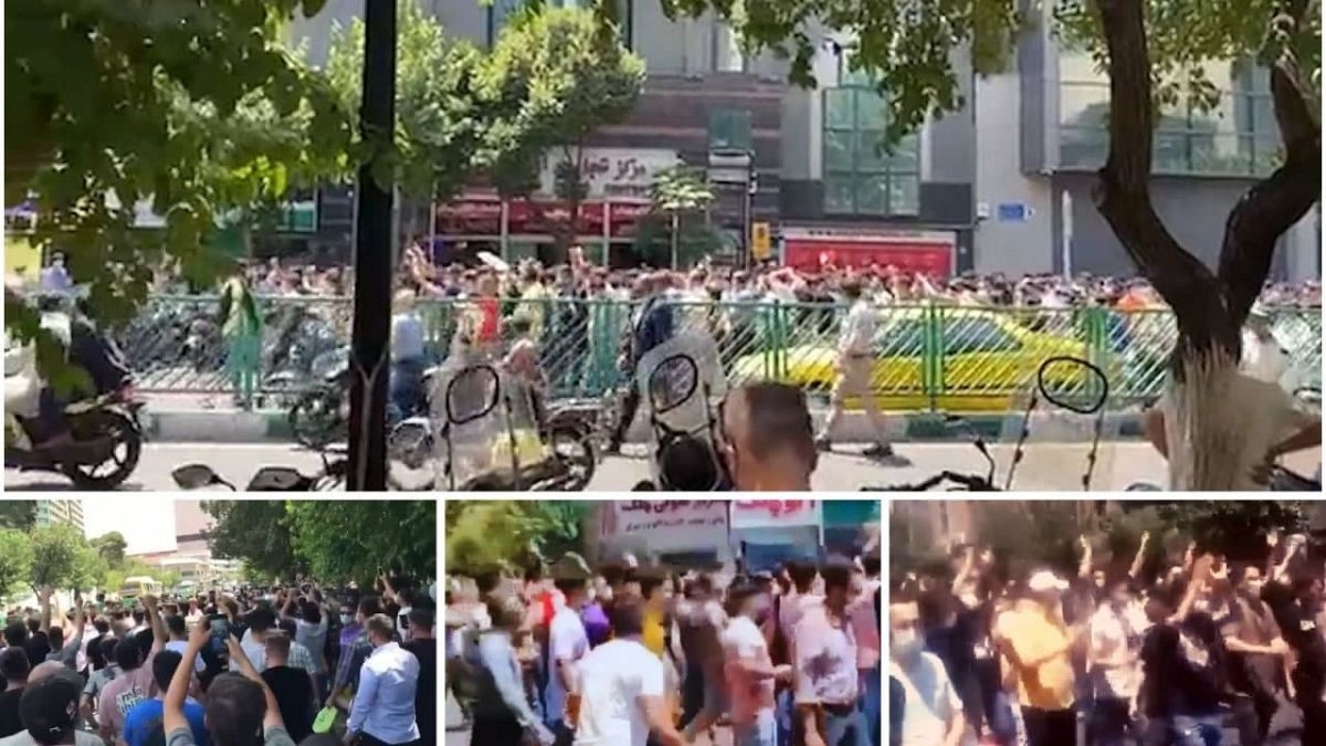 تظاهرات ضد حکومتی در تهران
