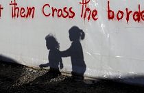 اردوگاه پناهجویان در نزدیکی مرز یونان