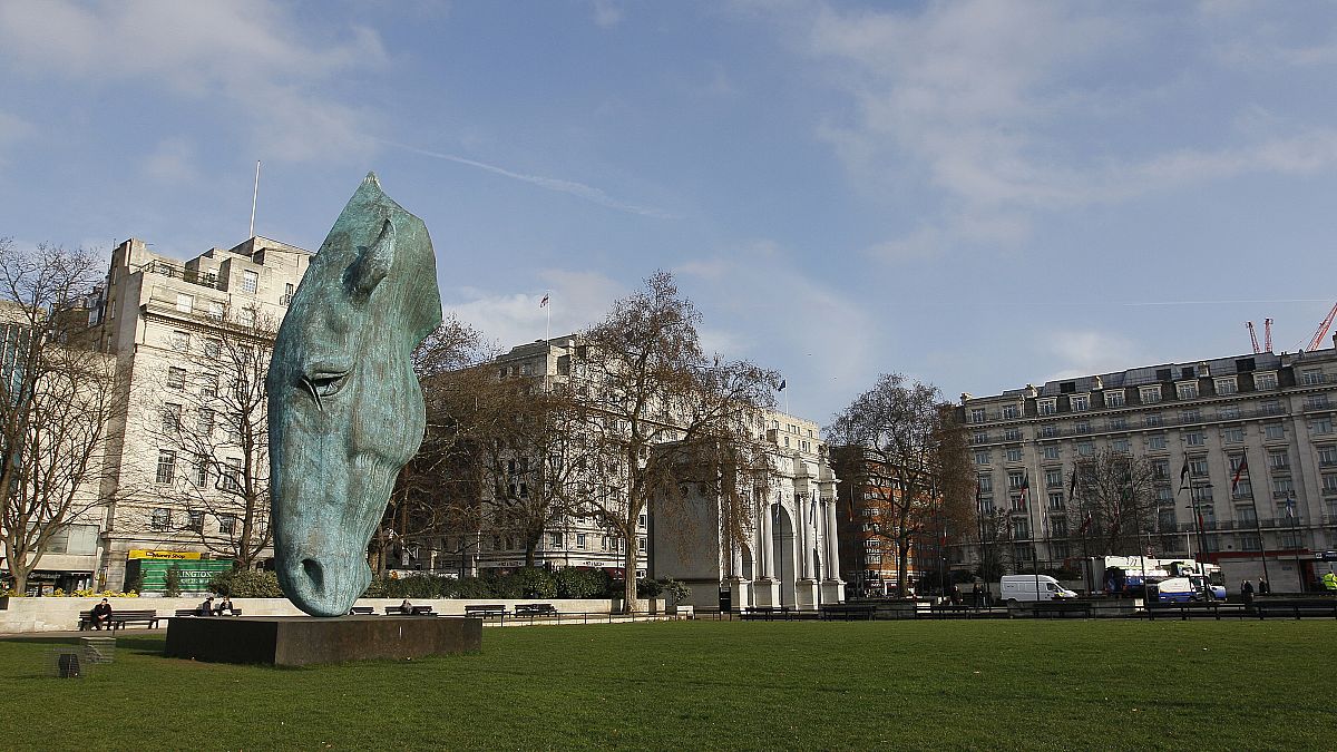 Marble Arch, pictured in London's Hyde Park, is just opposite from Speakers' Corner.