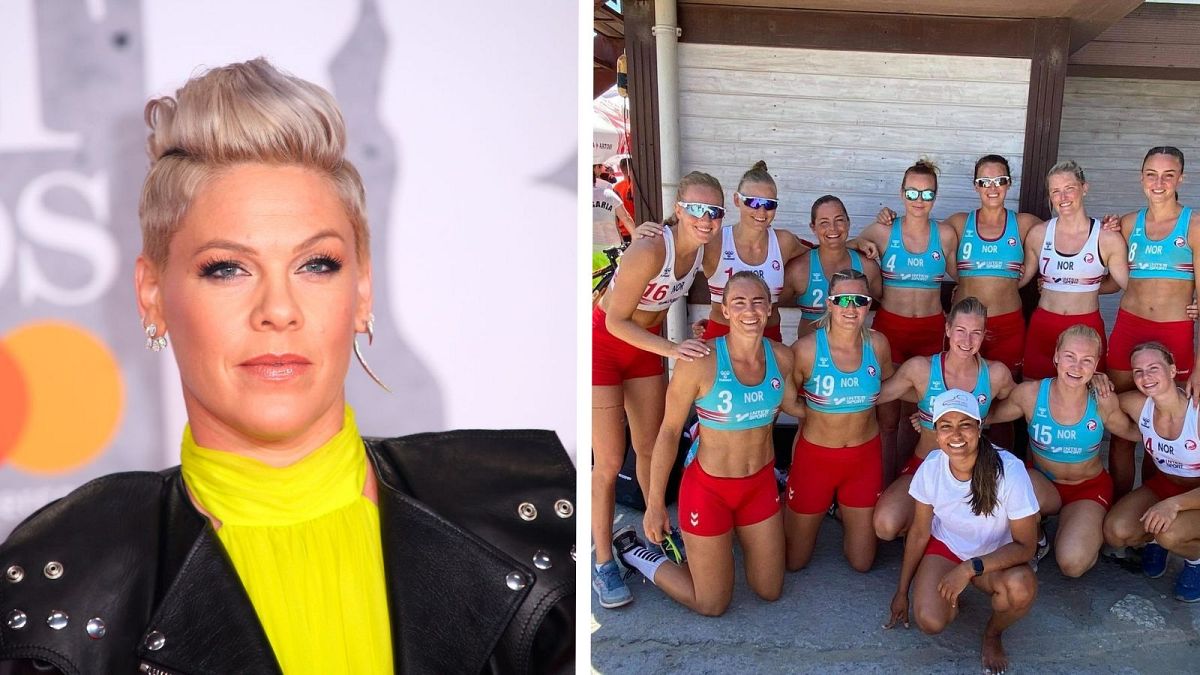 Norwegian women's beach handball team fined for not playing in bikinis