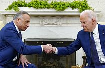 Der irakische Ministerpräsident und der US-Präsident trafen sich im Weißen Haus