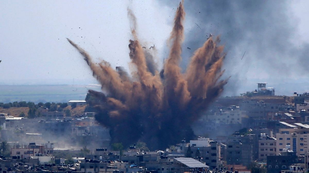 حمله هوایی اسرائیل به ساختمانی در غزه