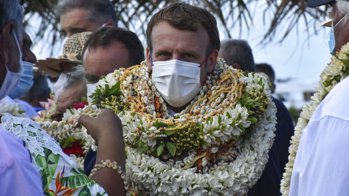 President Macron is visiting French Polynesia to showcase France's commitment to the region and address the legacy of French nuclear testing on its atolls. 