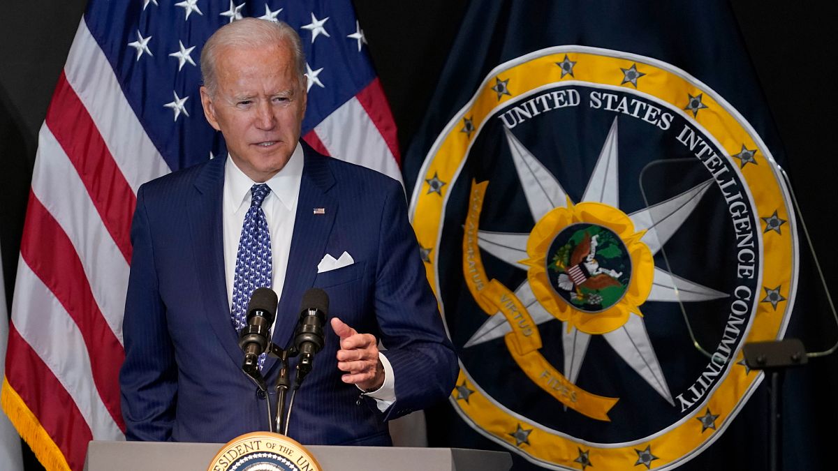 ABD Başkanı Joe Biden, ABD Ulusal İstihbarat Direktörlüğü'nü (ODNI) ziyaret ederek konuşma yaptı
