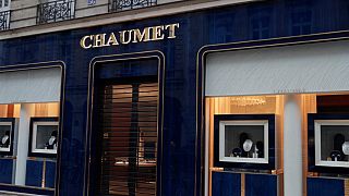 The Chaumet jewellry boutique is loctaed near Paris' famous Champs-Élysées street.