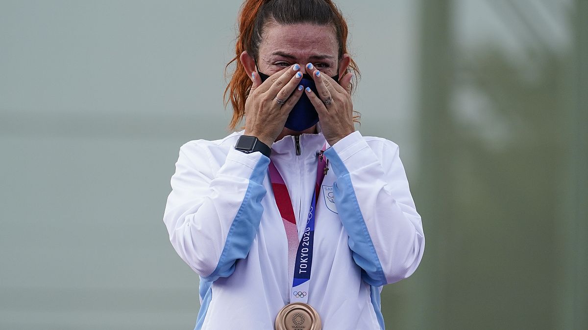 Alessandra Perilli, prima medaglia olimpica per San Marino. 