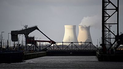 Doel nuclear plant in the Port of Antwerp. 