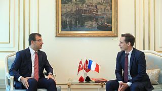 İmamoğlu, Fransa Ulaştırma Bakanı ile görüştü