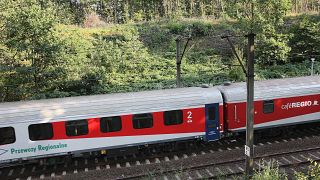 A local train near Walbrzych, Poland, on Sept. 1, 2015.