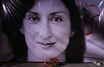 Homenaje a la periodista asesinada en Malta.
