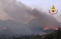 Condições climáticas extremas mantêm fogos florestais ativos em vários países