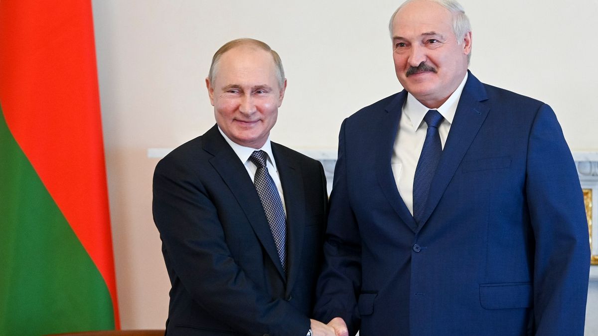 Rusya Devlet Başkanı Vladimir Putin ve Belarus Cumhurbaşkanı Aleksandr Lukaşenko / 13 Temmuz 2021, St. Petersburg, Rusya